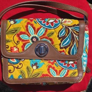 Vera Bradley Yellow Floral Crossbody Bag
